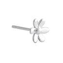 Sterling Silver Daisy Flower Stud Earrings