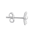 Sterling Silver Daisy Flower Stud Earrings