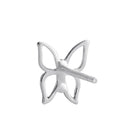 Sterling Silver Butterfly Stud Earrings