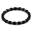 Black Rhodium Plated Silver Infinity Eyes CZ Ring