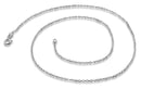 Rhodium Sterling Silver Cable Chain 1.15mm