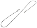 Stainless Steel Bead Chain Necklace 3MM