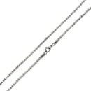 Stainless Steel Round Box Chain Necklace 3MM