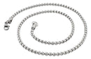 Stainless Steel Round Box Chain Necklace 3.5 MM