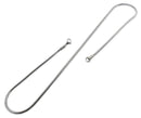 Stainless Steel Snake Chain Necklace 2.4 MM
