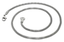 Stainless Steel Snake Skin Mesh Chain Necklace 3.2 MM