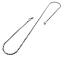 Stainless Steel Spiga Chain Necklace 3MM