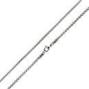 Stainless Steel Spiga Chain Necklace 3MM