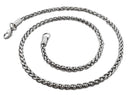 Stainless Steel Spiga Chain Necklace 4MM