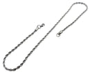 Stainless Steel Rope Chain Necklace 4MM