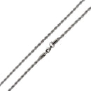 Stainless Steel Rope Chain Necklace 4MM