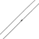 Stainless Steel Dogtag Bead Chain Necklace 1.5mm