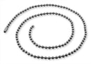 Stainless Steel Dogtag Bead Chain Necklace 2.5mm