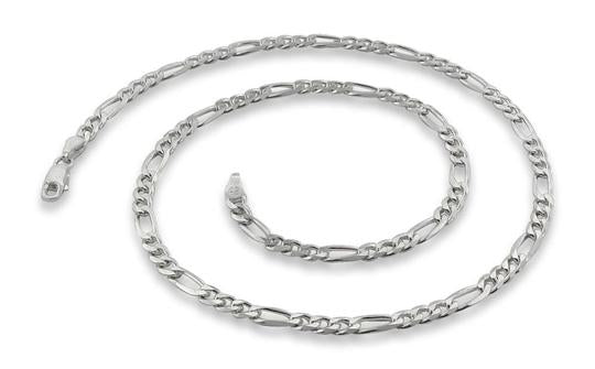 Sterling Silver Figaro Chain 4mm