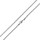 Stainless Steel Rope Chain Necklace 2.5 MM