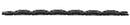 Stainless Steel Wrapped Black Bracelet
