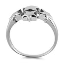 Sterling Silver 4 Stars Ring