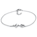 Sterling Silver Heartbeat Bracelet