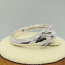 Sterling Silver Rabbit Black CZ Ring