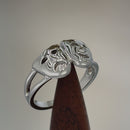 Sterling Silver Comedy & Tragedy Ring