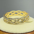 Solid 14K Gold Celtic Band Ring