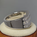 Sterling Silver Men's Engagement CZ Rings