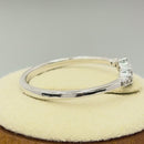 Sterling Silver Unique Dainty Cluster Round Clear Cut CZ Ring