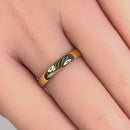 Solid 14K Yellow Gold 3mm Plain Wedding Band