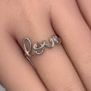 Sterling Silver Love Ring
