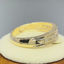 Solid 14K Yellow Gold Half Eternity Men's 0.21 ct. Diamond Band