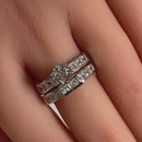 Sterling Silver 2-Piece CZ Engagement Ring