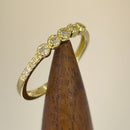 Solid 14K Yellow Gold Simple Round 0.30 ct. Diamond Ring