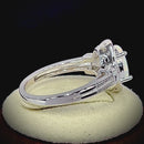 Sterling Silver Elegant White Oval Lab Opal CZ Ring