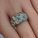 Sterling Silver Men's Nugget Design Ring