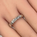 Sterling Silver 4mm Hammered Ring