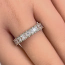 Sterling Silver Square Eternity CZ Ring