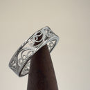 Sterling Silver Rope Filigree Band Ring