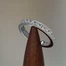 Sterling Silver CZ Eternity Band Ring