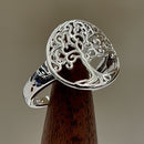 Sterling Silver Tree of Life Ring