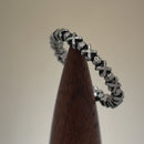 Sterling Silver X & O Stackable Ring