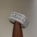 Sterling Silver Men's Engagement CZ Rings