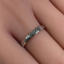 Sterling Silver "Mom,  I love you with all my heart" Ring