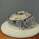 Sterling Silver Men's MARINES Ring