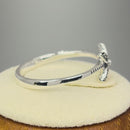 Sterling Silver Dainty Flower Marcasite Ring