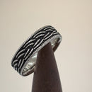 Sterling Silver Braid Pattern Band