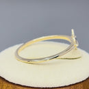 Solid 14K Yellow Gold Airplane Ring