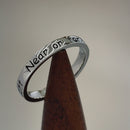 Sterling Silver "Near Or Far, You Are Always In My Heart" Ring