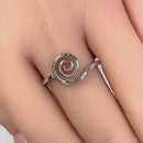 Sterling Silver Sweet Swirly Ring