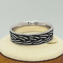 Sterling Silver Braid Pattern Band