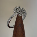 Sterling Silver Sun Flower Ring